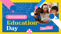 Happy Education Day  Animation