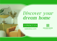 Dream Home Real Estate Postcard Image Preview