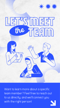 Meet Team Employee Facebook Story Design