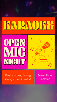 Karaoke Open Mic TikTok Video