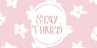 Floral Anniversary Giveaway Twitter Post