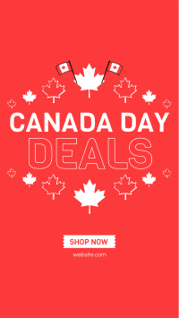 Canada Day Deals Instagram Story