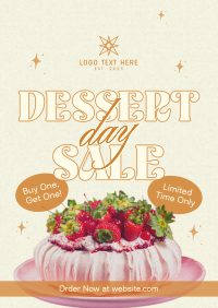 Retro Dessert Sale Flyer