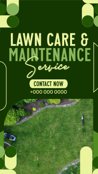 Lawn Care Services Instagram Story