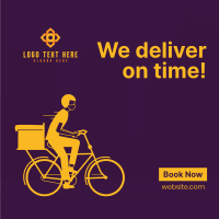 Bicycle Delivery Instagram Post Design