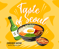 Taste of Seoul Food Facebook Post