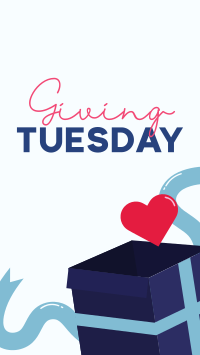 Giving Tuesday Donation Box Instagram Reel