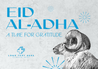 Eid al-Adha Postcard Design