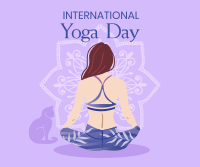 Yoga Day Meditation Facebook Post