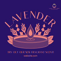 Lavender Scent Instagram Post