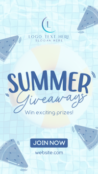 Refreshing Summer Giveaways Instagram Story