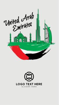 UAE City Scribbles Instagram Story