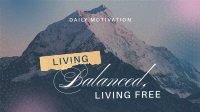 Living Balanced & Free Animation