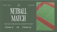 Netball Match Animation