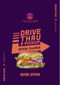 Fast Food Drive-Thru Flyer