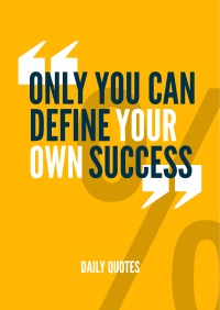 Define Your Success Flyer