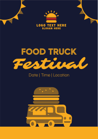 Festive Food Truck Flyer