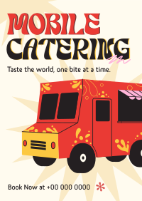 Mobile Food Truck Poster