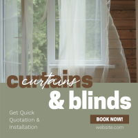 Curtains & Blinds Business Instagram Post Image Preview