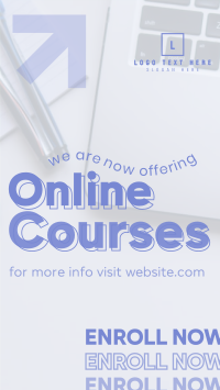 Online Courses Enrollment Video