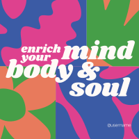 Mind Body & Soul Linkedin Post Design