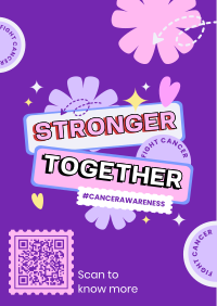 We're Stronger than Cancer Poster