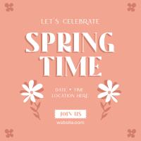 Springtime Celebration Instagram Post Design