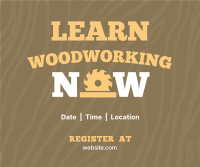 Woodworking Course Facebook Post