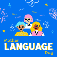 Mother Language Celebration Linkedin Post