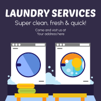 Laundry Services Instagram Post