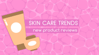 Skin Care Trends YouTube Banner Design