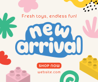 New Arrival Toys Facebook Post