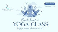 Outdoor Yoga Class Facebook Event Cover