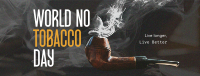 Minimalist Tobacco Day Facebook Cover Image Preview