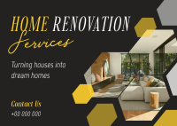 Home Makeover Service Postcard