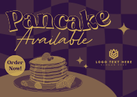 Pancake Available Postcard