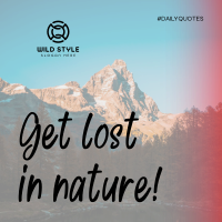 Get Lost In Nature Instagram Post Image Preview