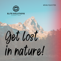 Get Lost In Nature Instagram Post Image Preview