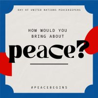 Contemporary United Nations Peacekeepers Instagram Post