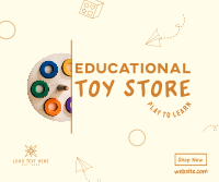 Educational Toy Store Facebook Post