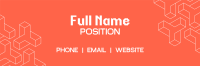 Simple Isometric Business Email Signature