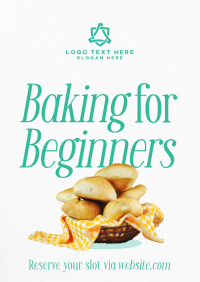 Baking for Beginners Flyer