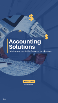 Accounting Solution Instagram Story