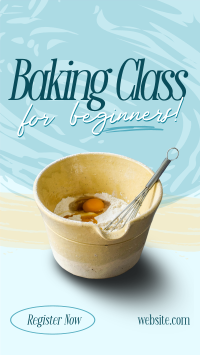 Beginner Baking Class Instagram Story