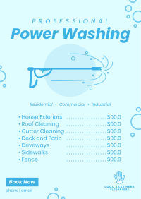 Power Washing Professionals Menu Image Preview