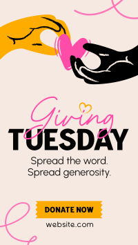 Give back this Giving Tuesday Instagram Story