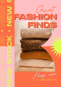 Great Fashion Finds Poster