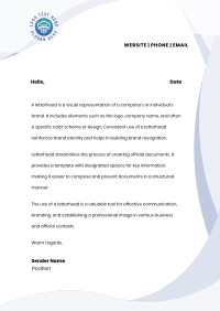 Asset Management Letterhead example 1