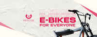 Minimalist E-bike  Facebook Cover Image Preview