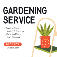Gardening Service Offer Instagram Post